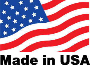 Agglomerators Made In USA Logo with American Flag Transparent Background