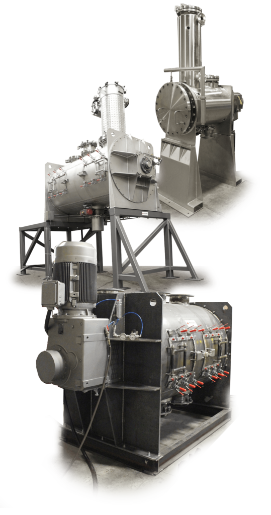 Processall MixMill Powder Blending Collage Transparent Background